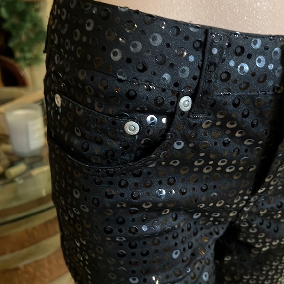 Z CavaRicci, black sequin stretch to fit pants in great condition 😍 - Picture 7 of 9